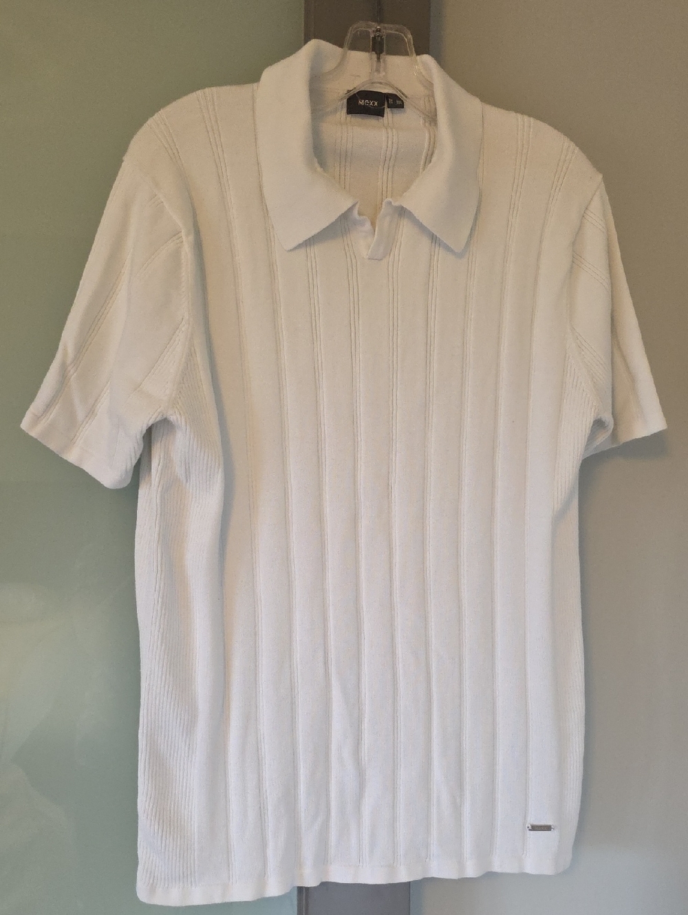 NWOT Mexx Size XXL Cotton Knit Short SleeveTop With Collar